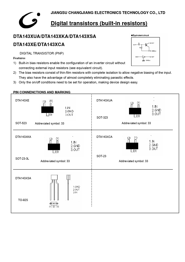 DTA143XCA