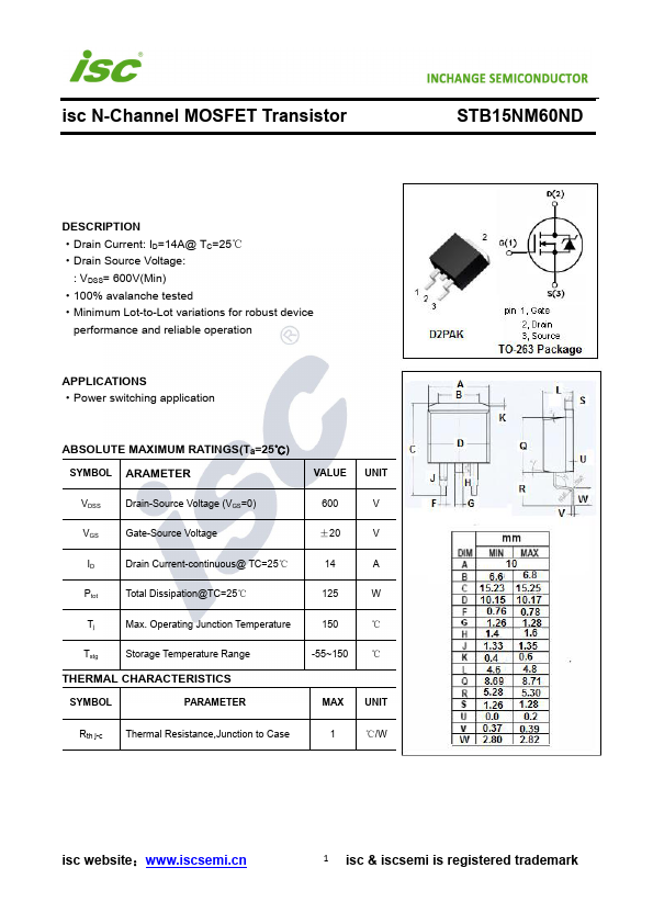 STB15NM60ND