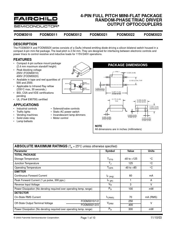 FODM3011