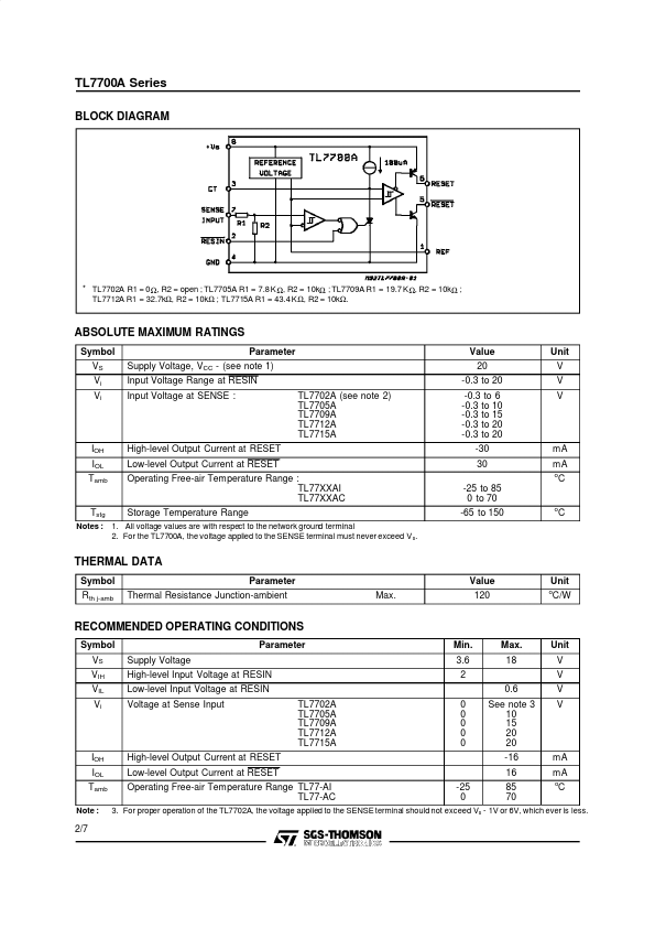 TL7700