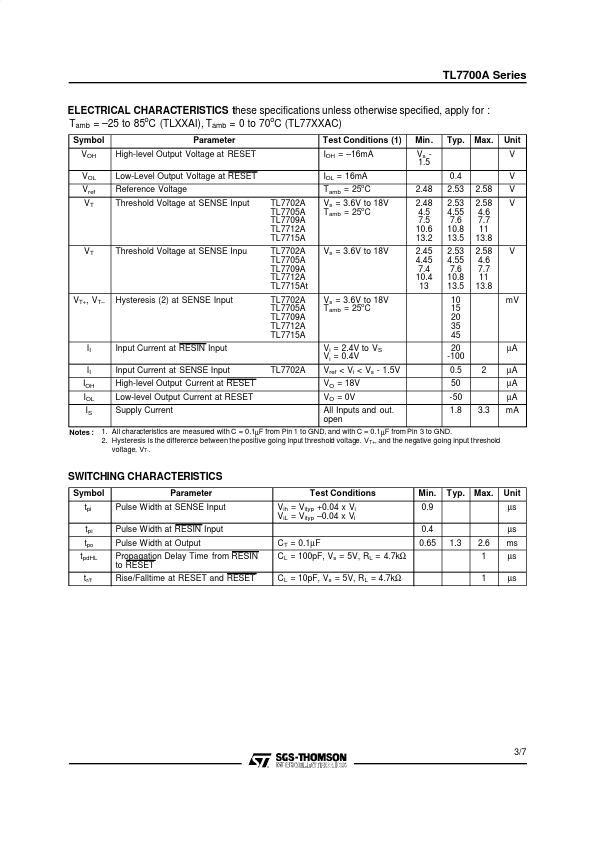 TL7700