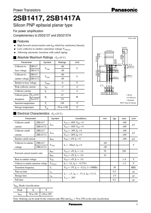 2SB1417