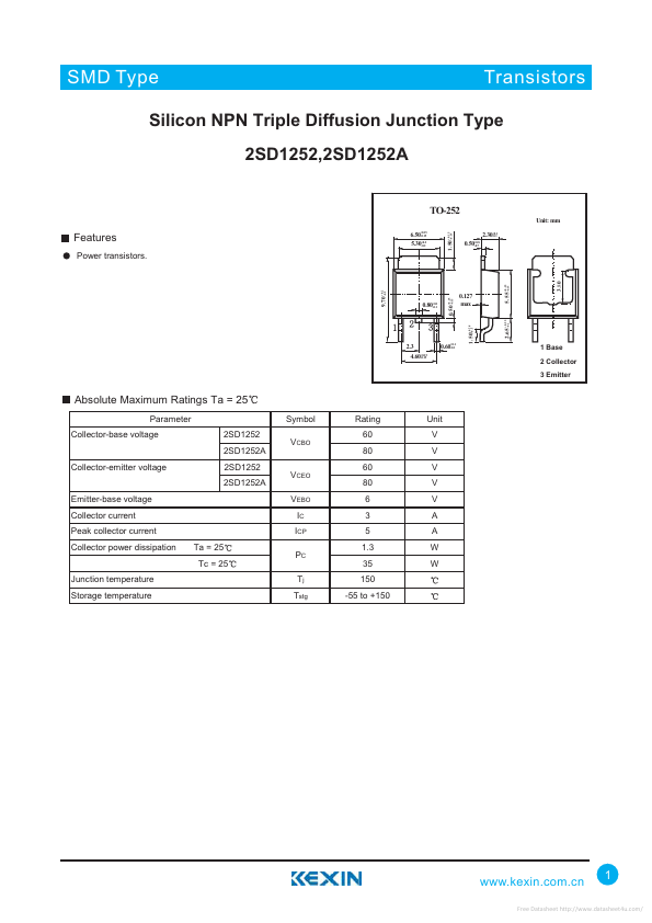 2SD1252A