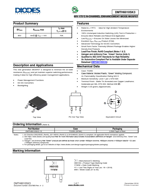 DMTH6010SK3