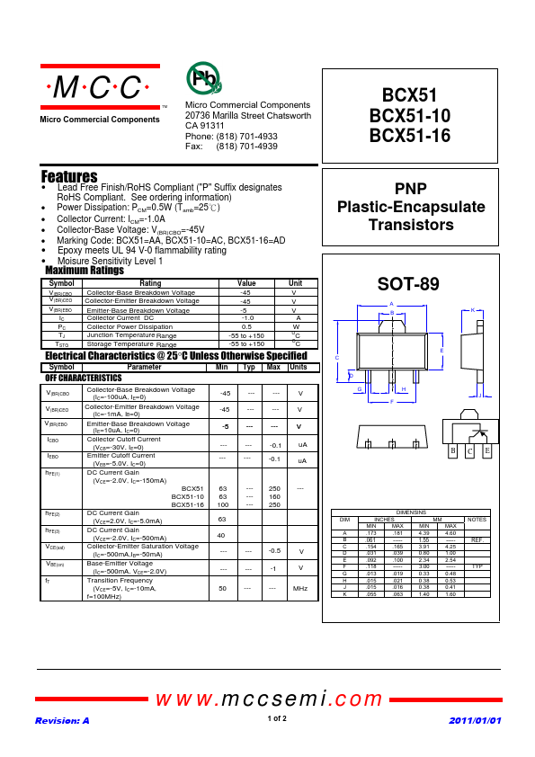 BCX51-16