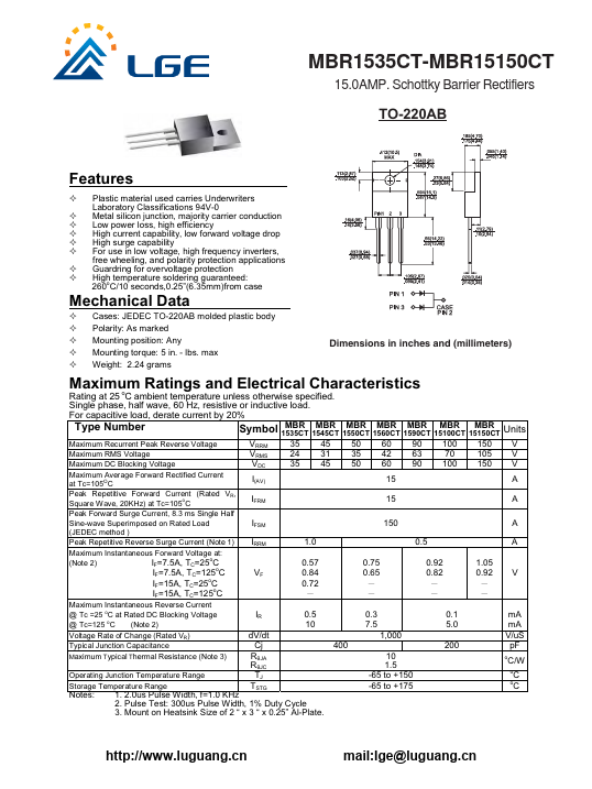 MBR15100CT