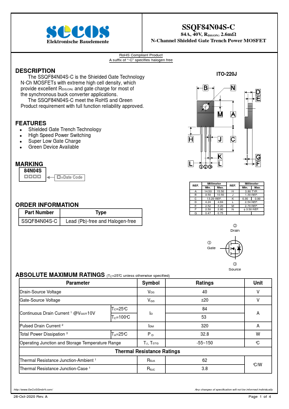 SSQF84N04S-C