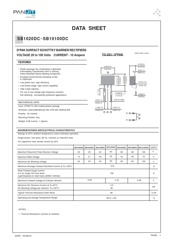 SB10100DC