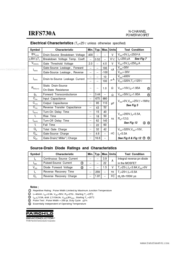 IRFS730A