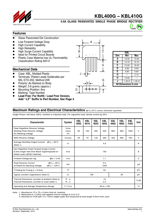 KBL401G