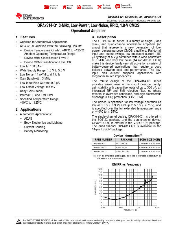 OPA314-Q1