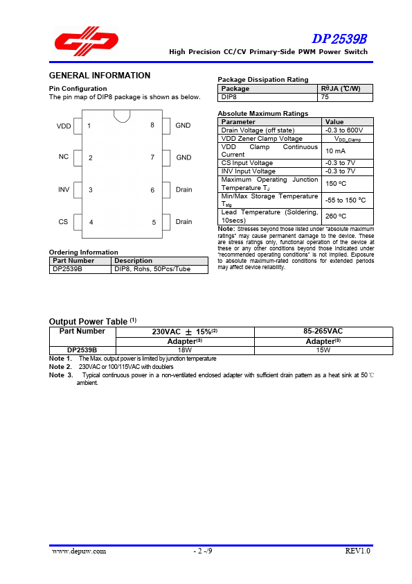 DP2539B