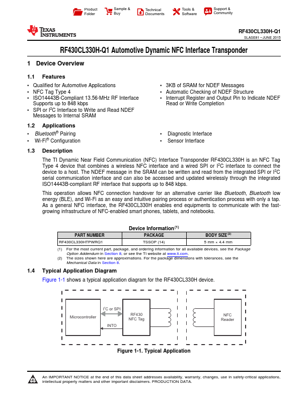 RF430CL330H-Q1