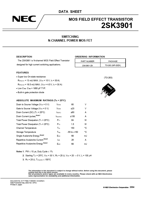 2SK3901