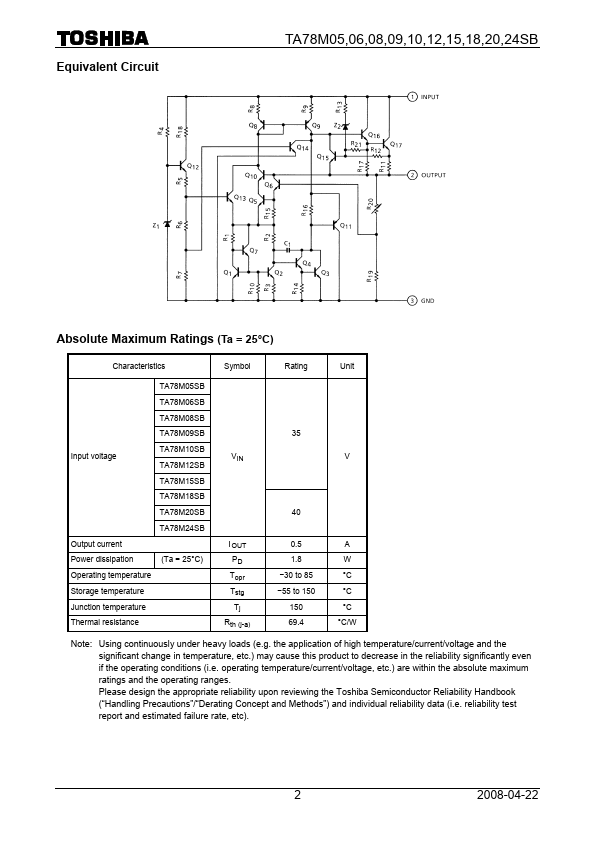 TA78M08SB