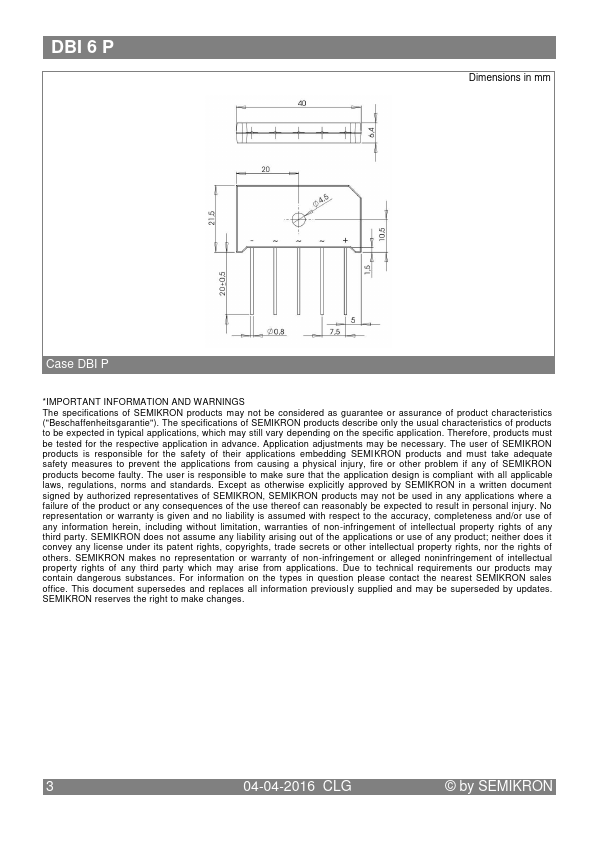 DBI6-16P