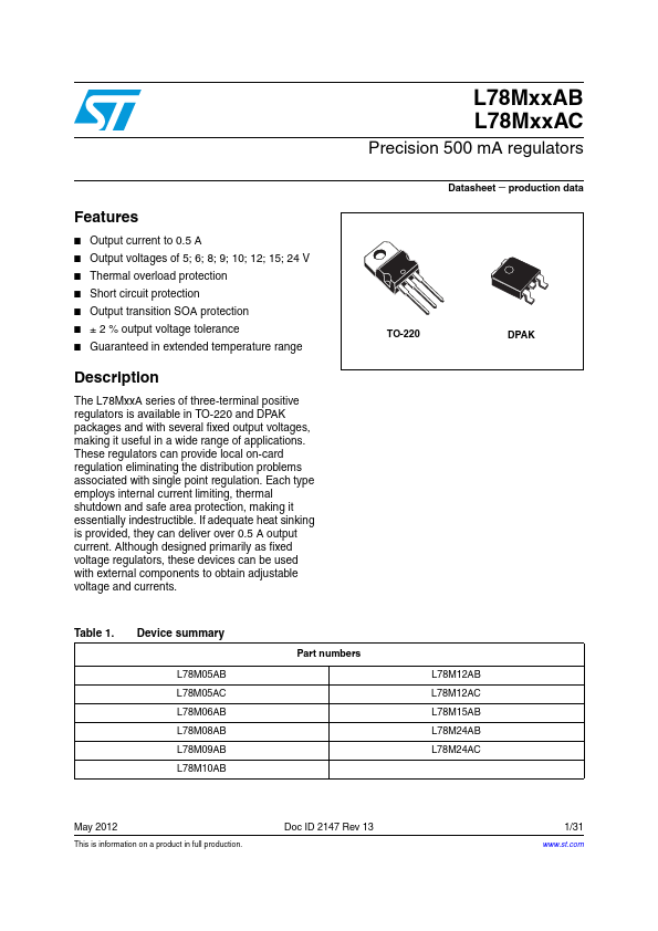 L78M05AB