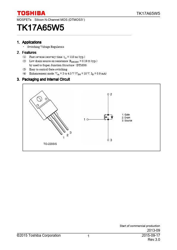 TK17A65W5