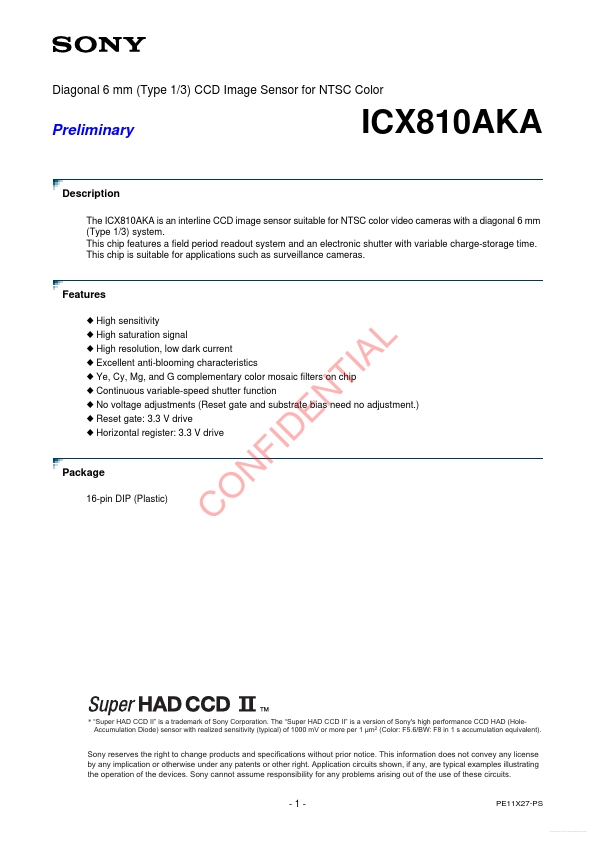 ICX810AKA