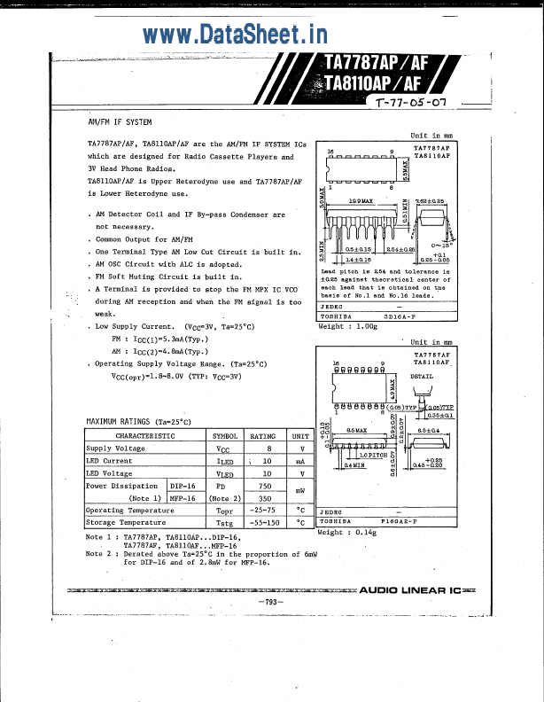 TA7787AF