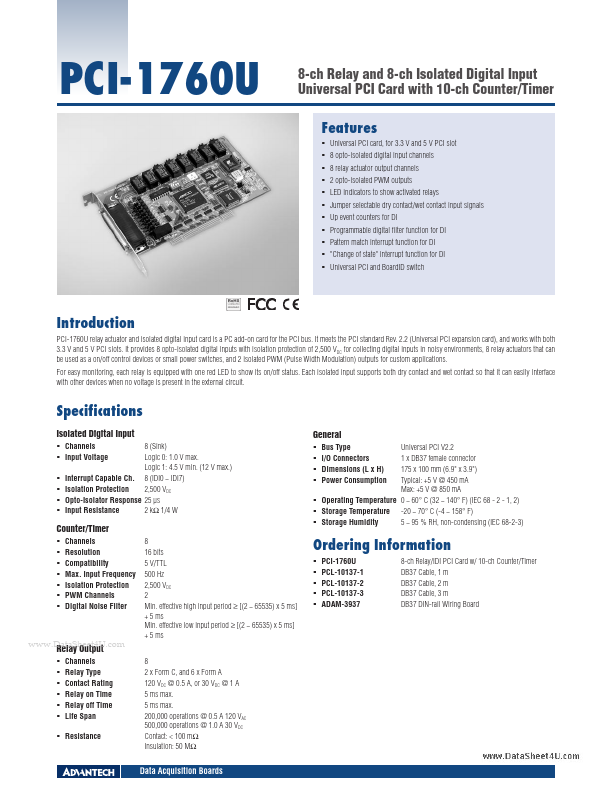 PCI-1760U