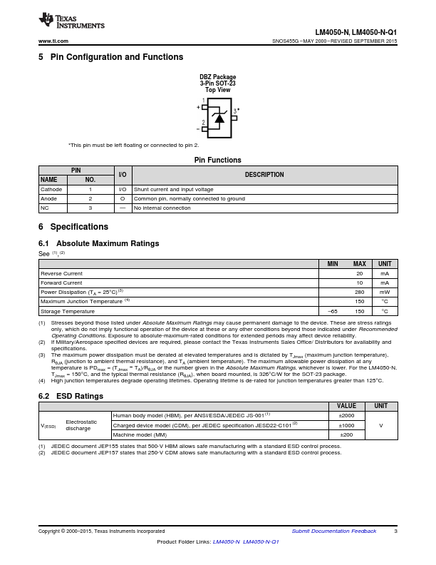 LM4050-N-Q1