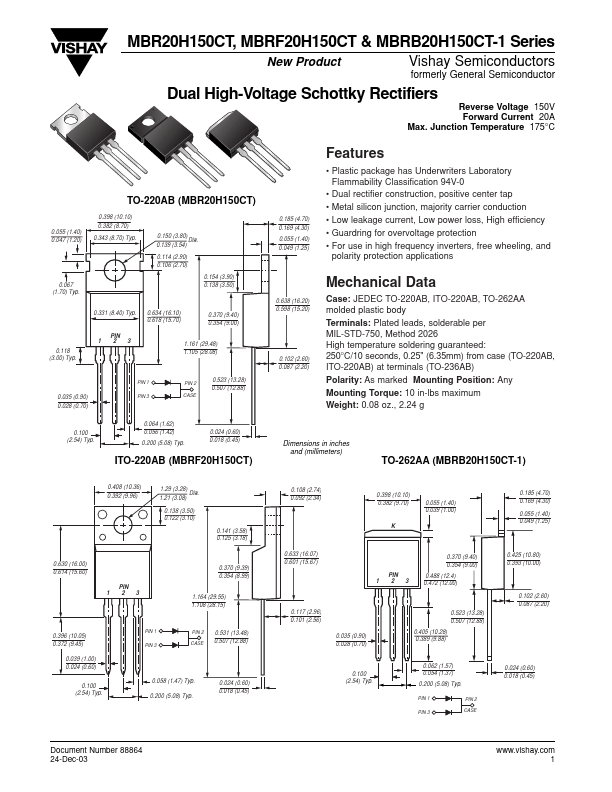 MBR20H150CT