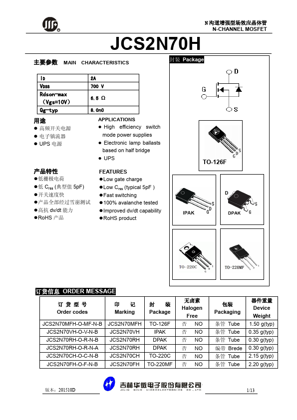 JCS2N70RH