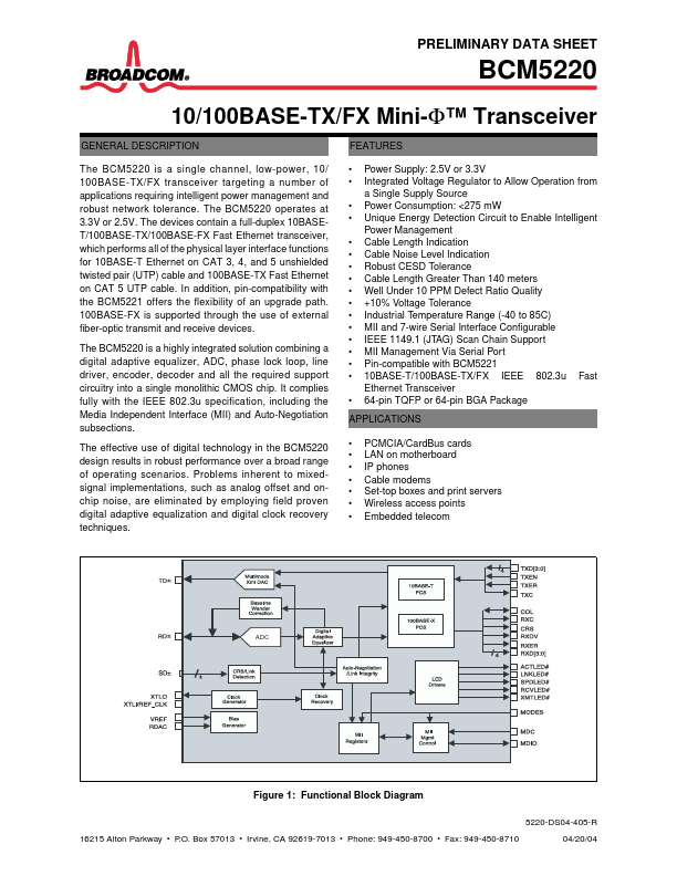 BCM5220