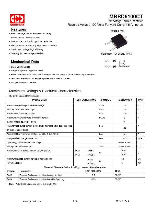 MBRD6100CT