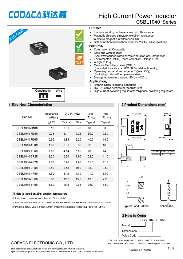 CSBL1040-R18M