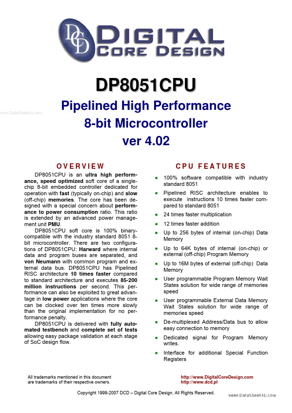 DP8051CPU