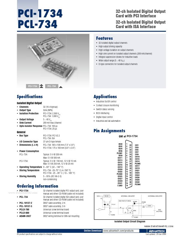 PCI-1734