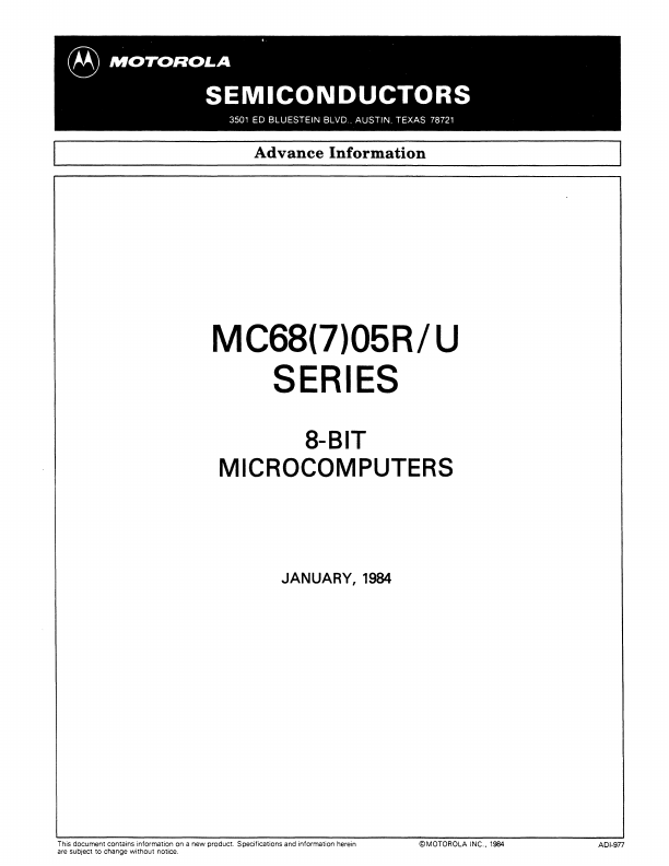 MC68705U