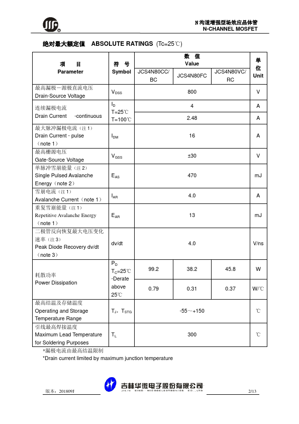 JCS4N80B