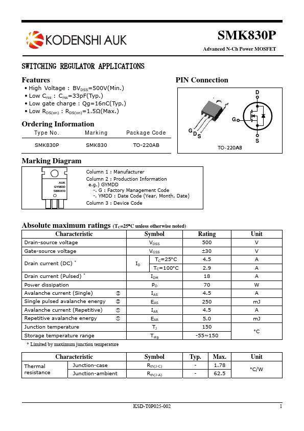 SMK830P