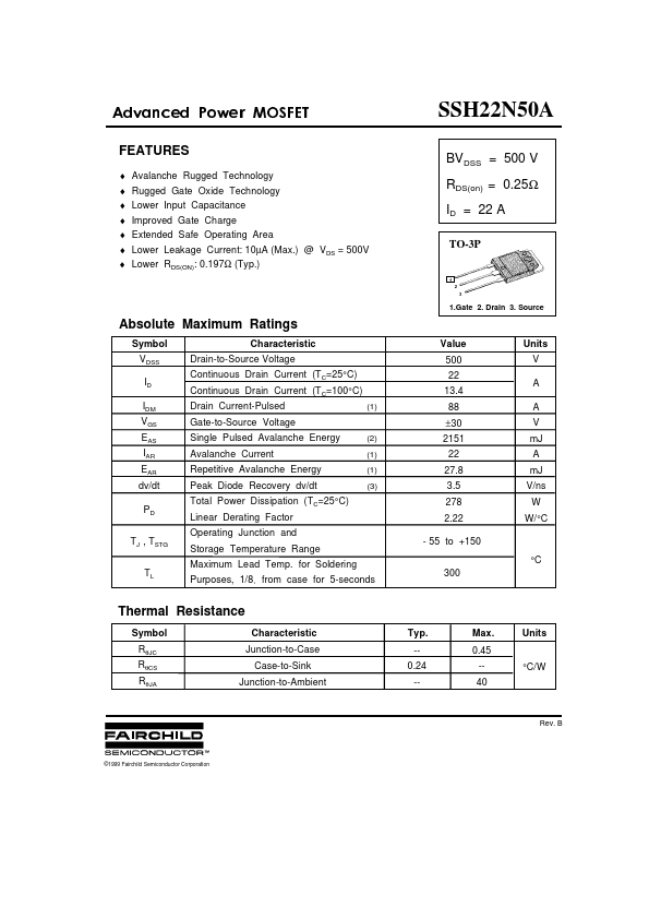 SSH22N50A