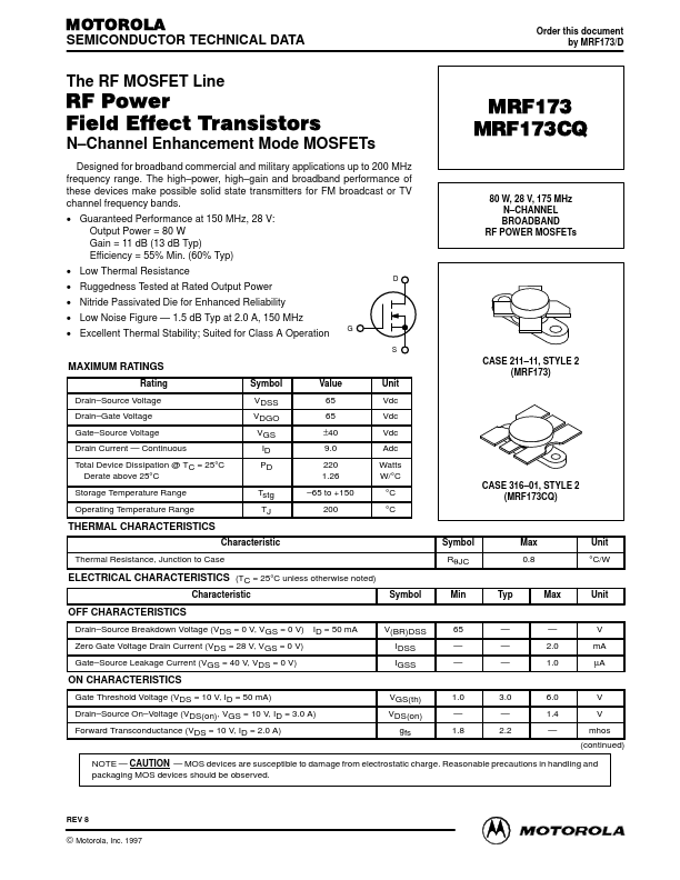 MRF173CQ