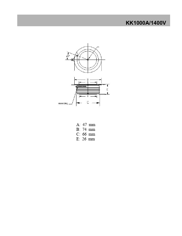 KK1000A-1400V