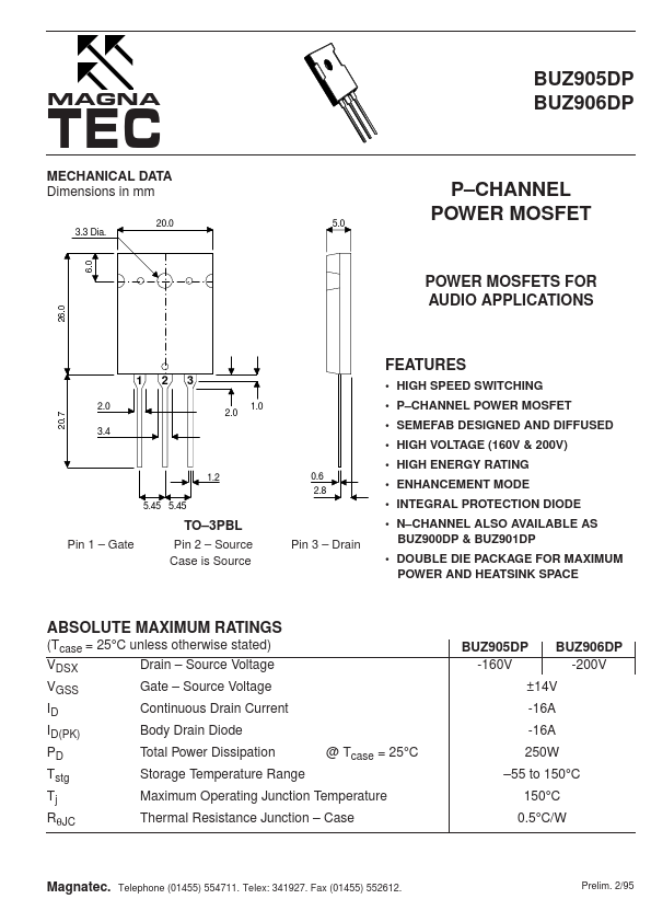 BUZ905DP