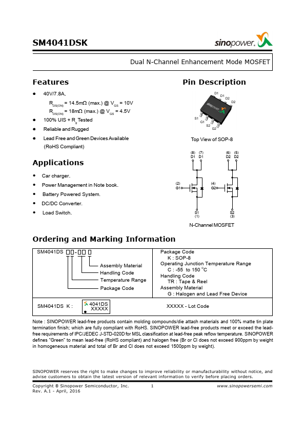 SM4041DSK