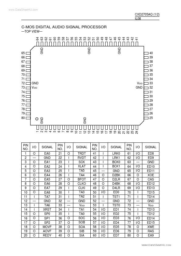 CXD2705AQ