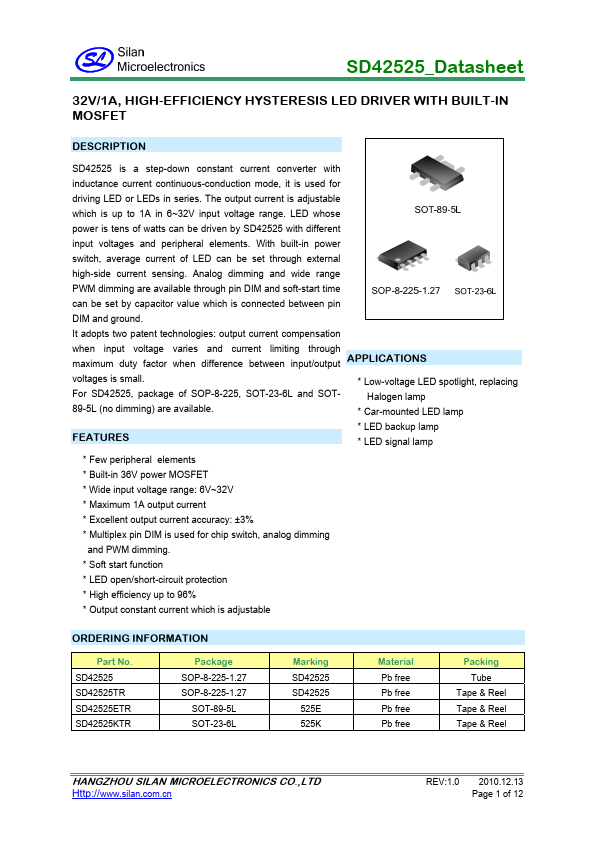 SD42525ETR