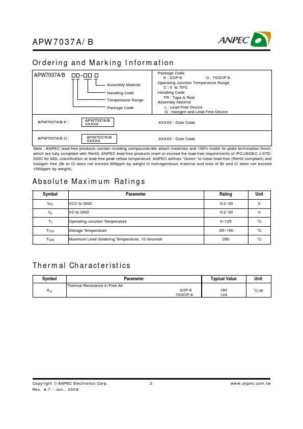 APW7037B