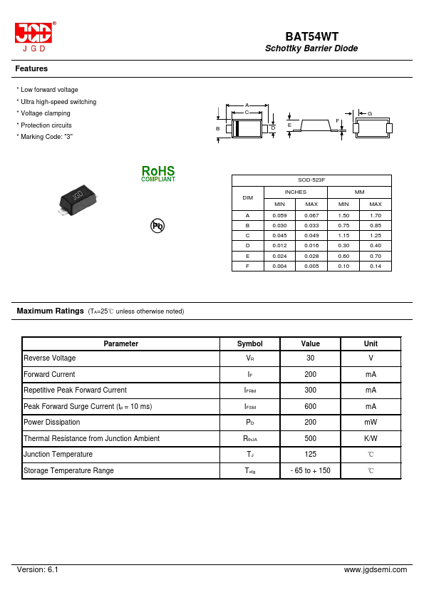 BAT54WT