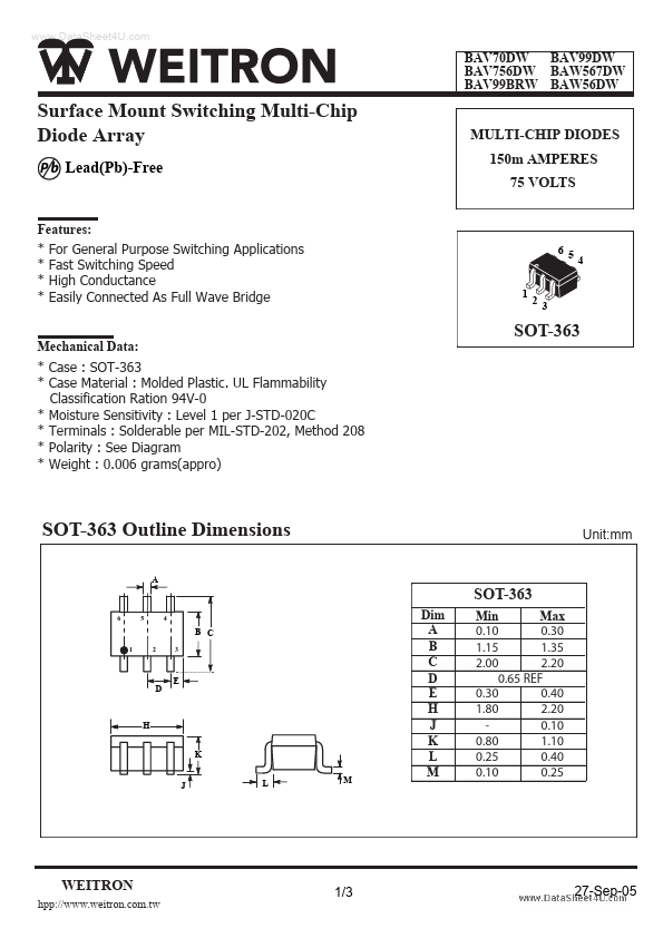 BAV70DW