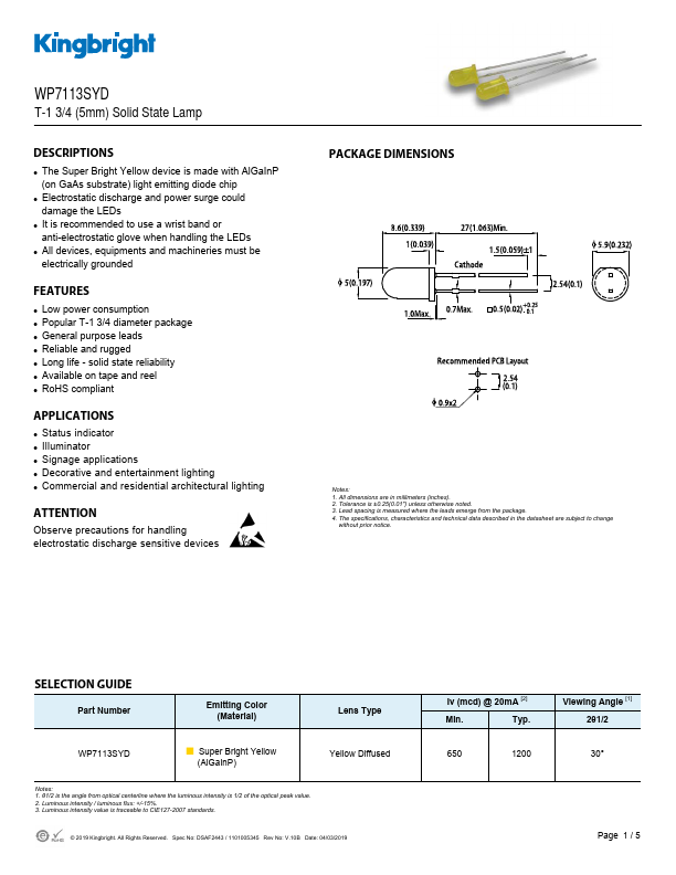 WP7113SYD