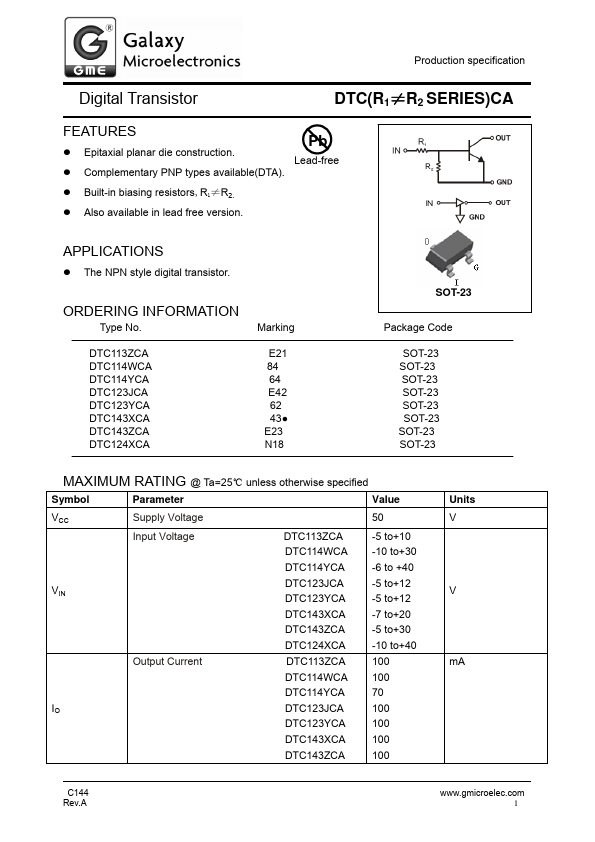 DTC113ZCA