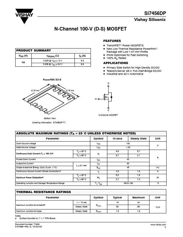 SI7456DP