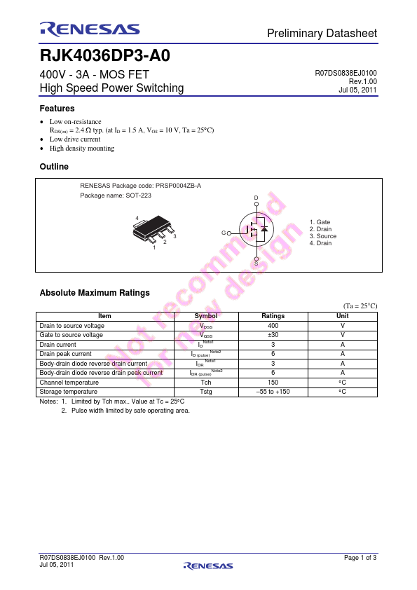 RJK4036DP3-A0